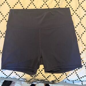 Fabletics Black High-Rise Bike Shorts
